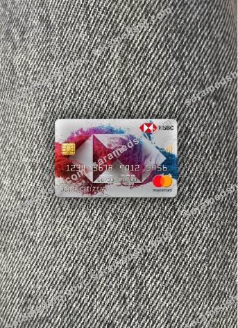 Luxembourg HSBC bank mastercard photolook front